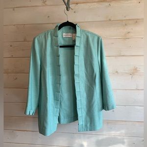 Alfred Dunner | Aqua Coloured “Love At First Sigh” Blazer